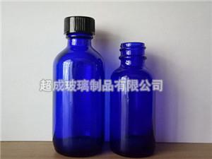 (藍色波士頓瓶,藍色波士頓玻璃瓶)